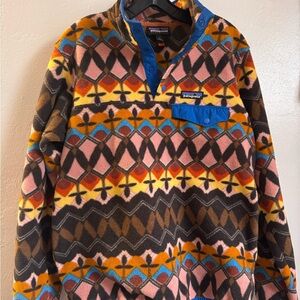 Patagonia Synchilla Fleece with Geometric Design